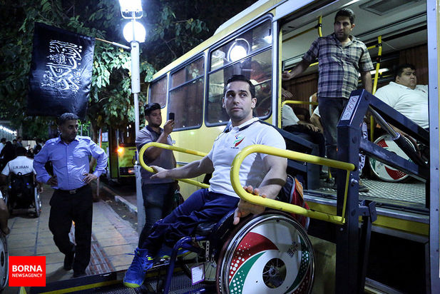 بدرقه کاروان جمهوری اسلامی ایران به مسابقات پاراآسیایی
