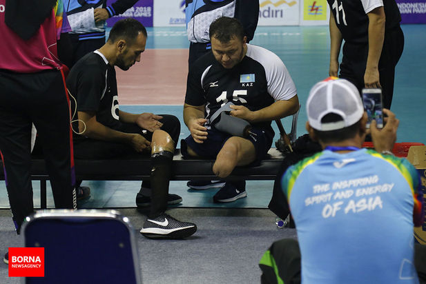 دیدار تیم‌های والیبال ایران و عراق - پاراآسیایی جاکارتا ۲۰۱۸