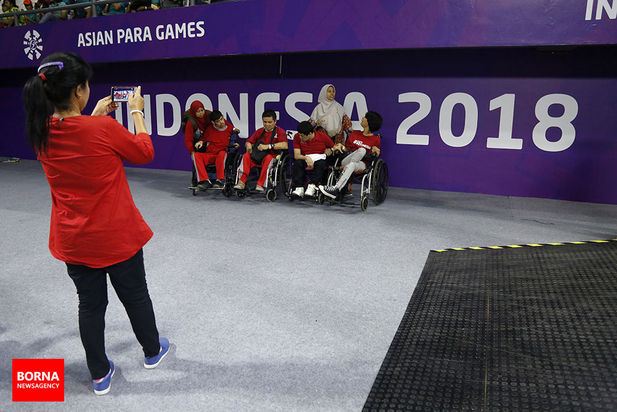 دیدار تیم‌های والیبال ایران و عراق - پاراآسیایی جاکارتا ۲۰۱۸