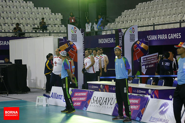 دیدار تیم‌های والیبال ایران و عراق - پاراآسیایی جاکارتا ۲۰۱۸