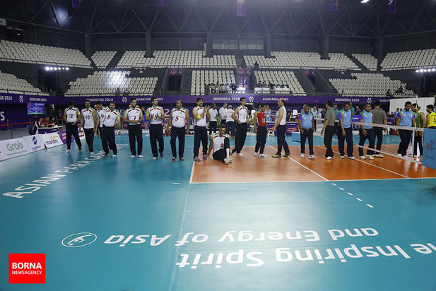دیدار تیم‌های والیبال ایران و عراق - پاراآسیایی جاکارتا ۲۰۱۸