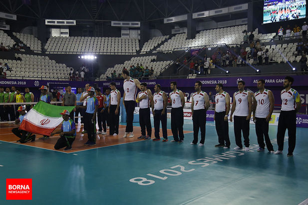 دیدار تیم‌های والیبال ایران و عراق - پاراآسیایی جاکارتا ۲۰۱۸