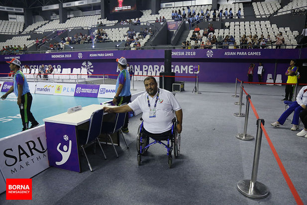 دیدار تیم‌های والیبال ایران و عراق - پاراآسیایی جاکارتا ۲۰۱۸