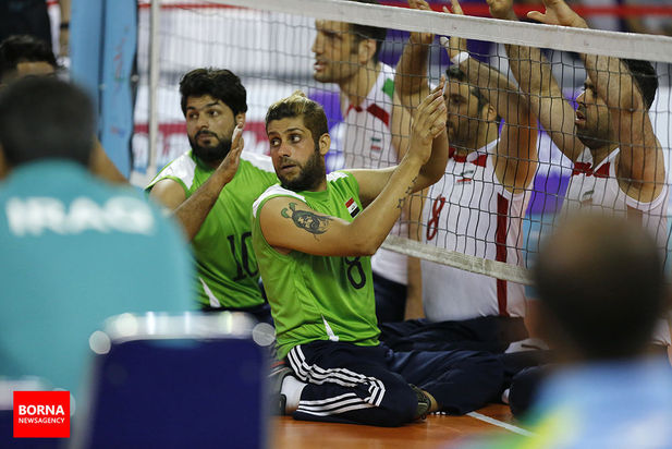 دیدار تیم‌های والیبال ایران و عراق - پاراآسیایی جاکارتا ۲۰۱۸