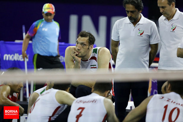 دیدار تیم‌های والیبال ایران و عراق - پاراآسیایی جاکارتا ۲۰۱۸