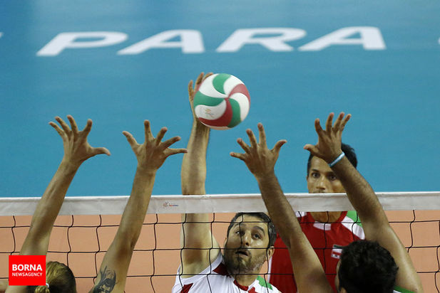 دیدار تیم‌های والیبال ایران و عراق - پاراآسیایی جاکارتا ۲۰۱۸