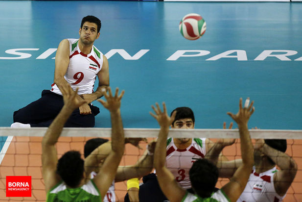 دیدار تیم‌های والیبال ایران و عراق - پاراآسیایی جاکارتا ۲۰۱۸