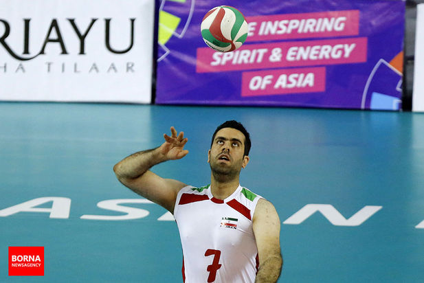دیدار تیم‌های والیبال ایران و عراق - پاراآسیایی جاکارتا ۲۰۱۸