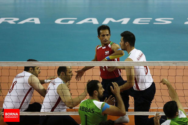 دیدار تیم‌های والیبال ایران و عراق - پاراآسیایی جاکارتا ۲۰۱۸