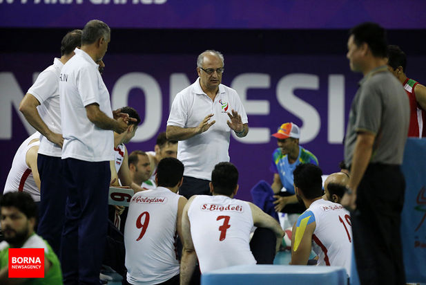 دیدار تیم‌های والیبال ایران و عراق - پاراآسیایی جاکارتا ۲۰۱۸