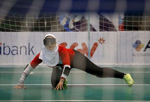 دیدار تیم گلبال بانوان ایران و چین- بازی‌های پاراآسیایی جاکارتا ۲۰۱۸