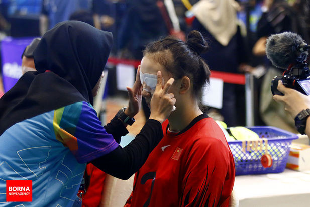 دیدار تیم گلبال بانوان ایران و چین- بازی‌های پاراآسیایی جاکارتا ۲۰۱۸