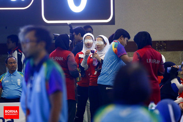 دیدار تیم گلبال بانوان ایران و چین- بازی‌های پاراآسیایی جاکارتا ۲۰۱۸