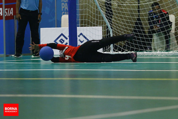 دیدار تیم گلبال بانوان ایران و چین- بازی‌های پاراآسیایی جاکارتا ۲۰۱۸