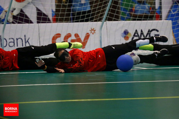 دیدار تیم گلبال بانوان ایران و چین- بازی‌های پاراآسیایی جاکارتا ۲۰۱۸