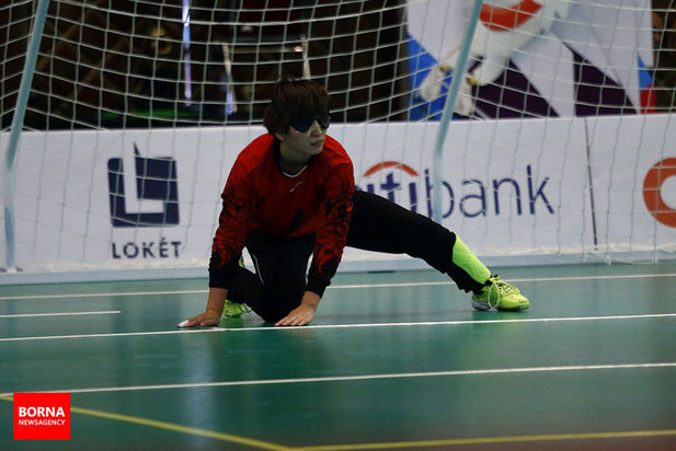 دیدار تیم گلبال بانوان ایران و چین- بازی‌های پاراآسیایی جاکارتا ۲۰۱۸