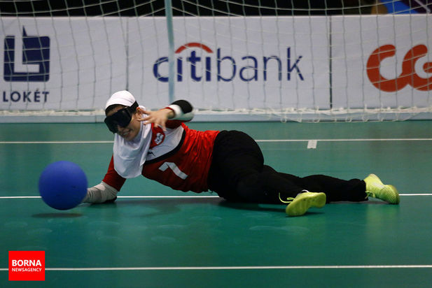 دیدار تیم گلبال بانوان ایران و چین- بازی‌های پاراآسیایی جاکارتا ۲۰۱۸