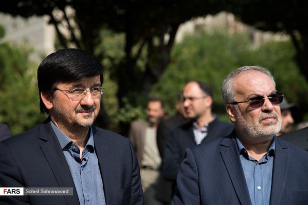 تصاویر مراسم تشییع پیکر بهرام شفیع