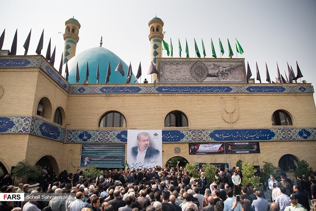 تصاویر مراسم تشییع پیکر بهرام شفیع