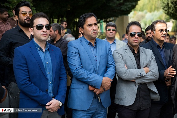 تصاویر مراسم تشییع پیکر بهرام شفیع