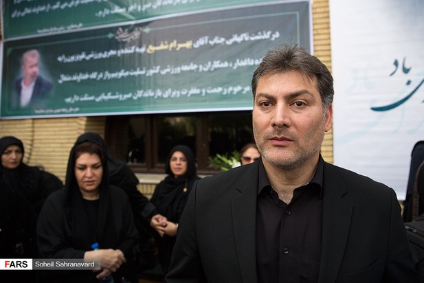 تصاویر مراسم تشییع پیکر بهرام شفیع