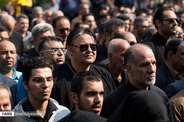 تصاویر مراسم تشییع پیکر بهرام شفیع