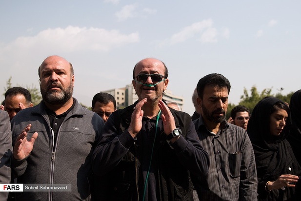 تصاویر مراسم تشییع پیکر بهرام شفیع