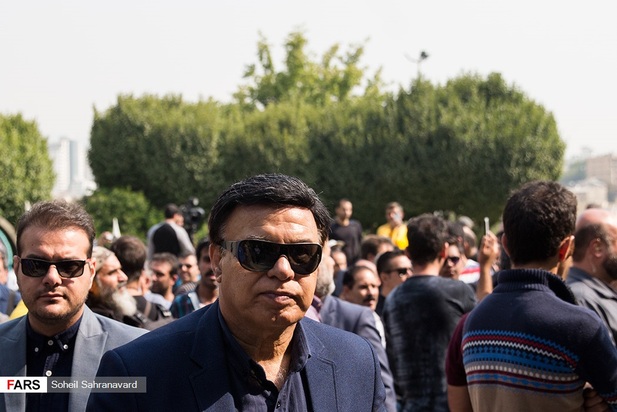 تصاویر مراسم تشییع پیکر بهرام شفیع