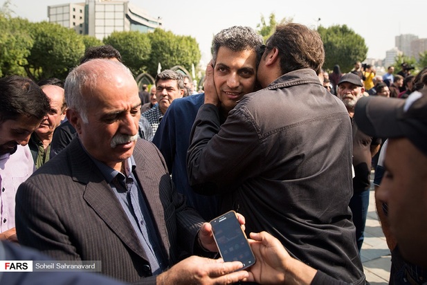 تصاویر مراسم تشییع پیکر بهرام شفیع