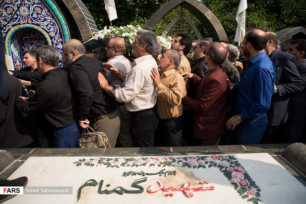 تصاویر مراسم تشییع پیکر بهرام شفیع