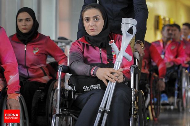 تصاویر بازگشت کاروان ورزشی ایران از بازی‌های پاراآسیایی ۲۰۱۸