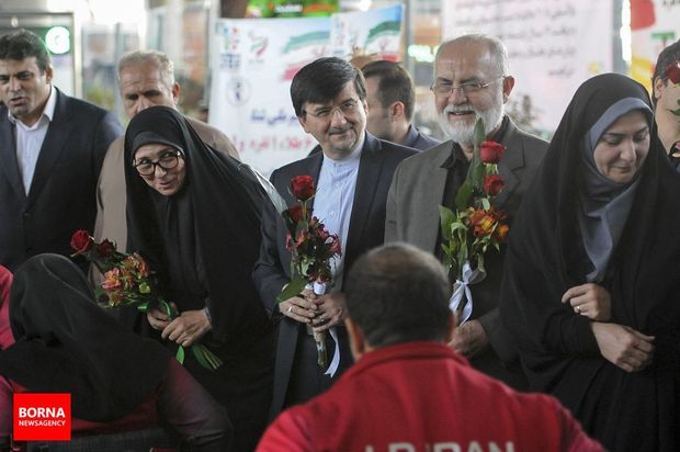 تصاویر بازگشت کاروان ورزشی ایران از بازی‌های پاراآسیایی ۲۰۱۸