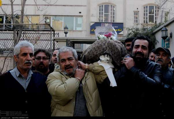 تشییع پیکر پیام صابری