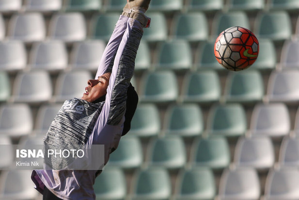 تمرین تیم ملی فوتبال بانوان