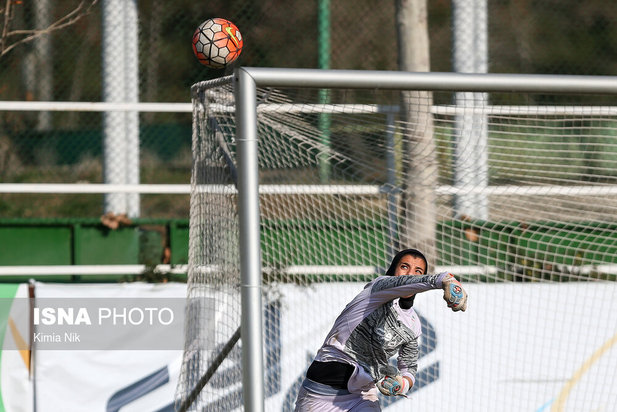 تمرین تیم ملی فوتبال بانوان