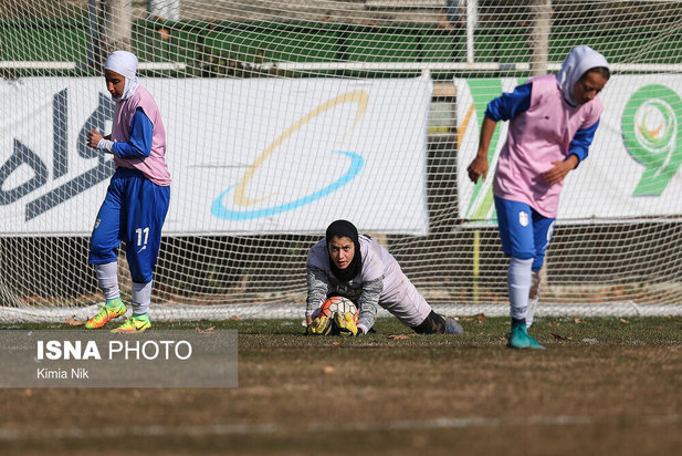 تمرین تیم ملی فوتبال بانوان