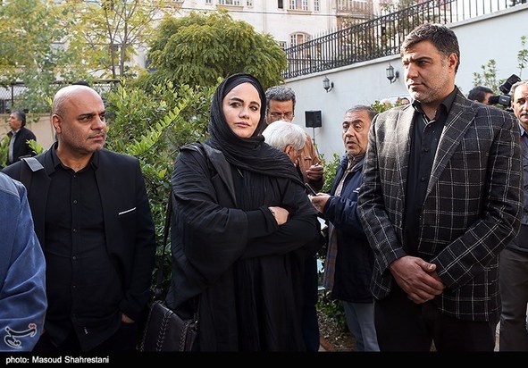 تشییع پیکر ابراهیم آبادی