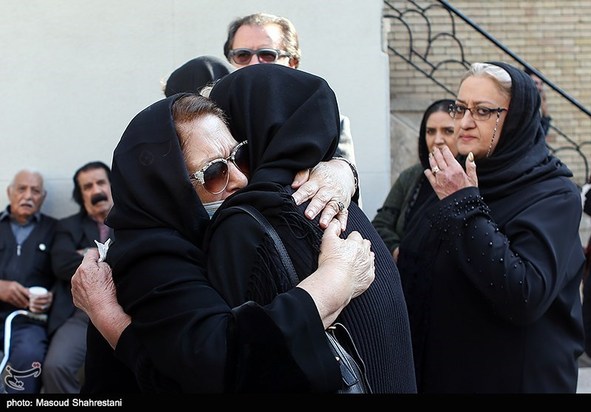 تشییع پیکر ابراهیم آبادی