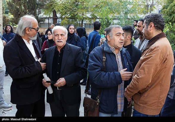 تشییع پیکر ابراهیم آبادی