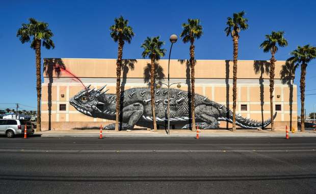 دیوار نگارهای هنرمند بلژیکی