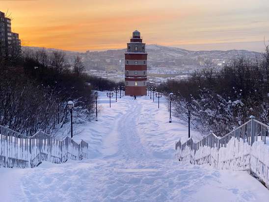 زندگی بدون خورشید در برفهای مارمانسک 