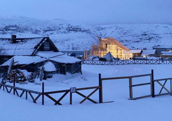 زندگی بدون خورشید در برفهای مارمانسک 