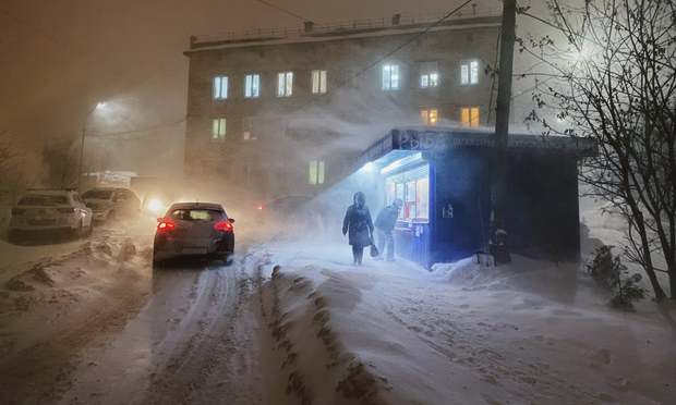 زندگی بدون خورشید در برفهای مارمانسک 