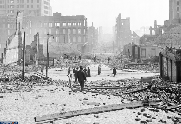 تصاویر زلزله ی سال 1906 سانفرانسیسکو