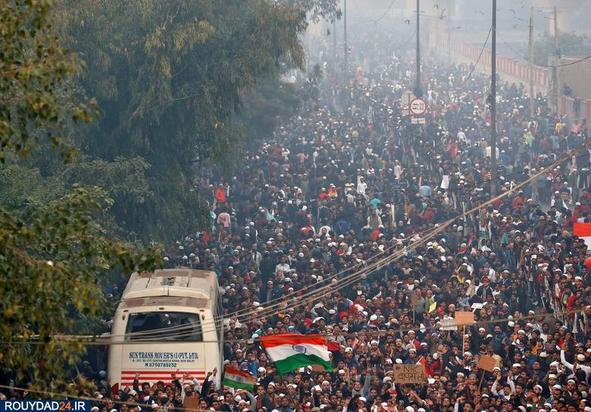 اعتراضات مردم هند علیه قوانین جدید شهروندی 