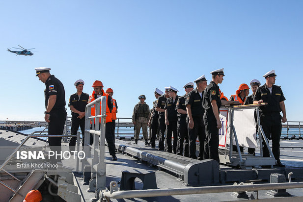 رزمایش ایران و روسیه و چین