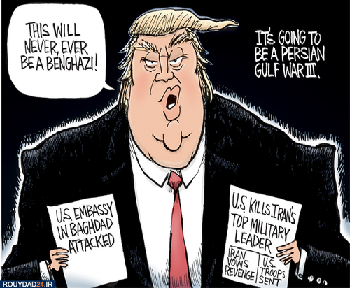 ترامپ در جنگ با ایران  
