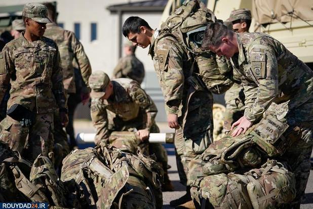 تصاویری از ورود سربازان آمریکایی به خاورمیانه