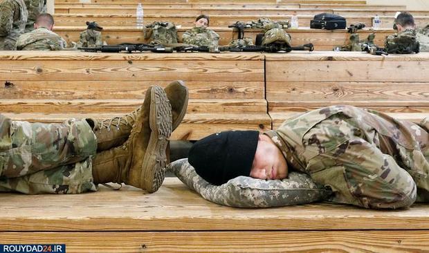 تصاویری از ورود سربازان آمریکایی به خاورمیانه