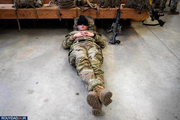 تصاویری از ورود سربازان آمریکایی به خاورمیانه